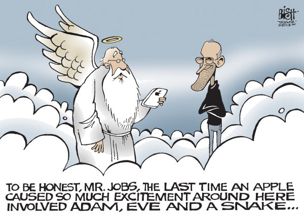 Steve Jobs, Steve Jobs In Heaven, Steve Jobs Cartoon
