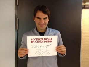 Roger Federer Back The Bid To Get Squash In The Olympics